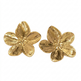 Bloom Flower Stud Earrings