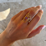 Daisy Ring - Red