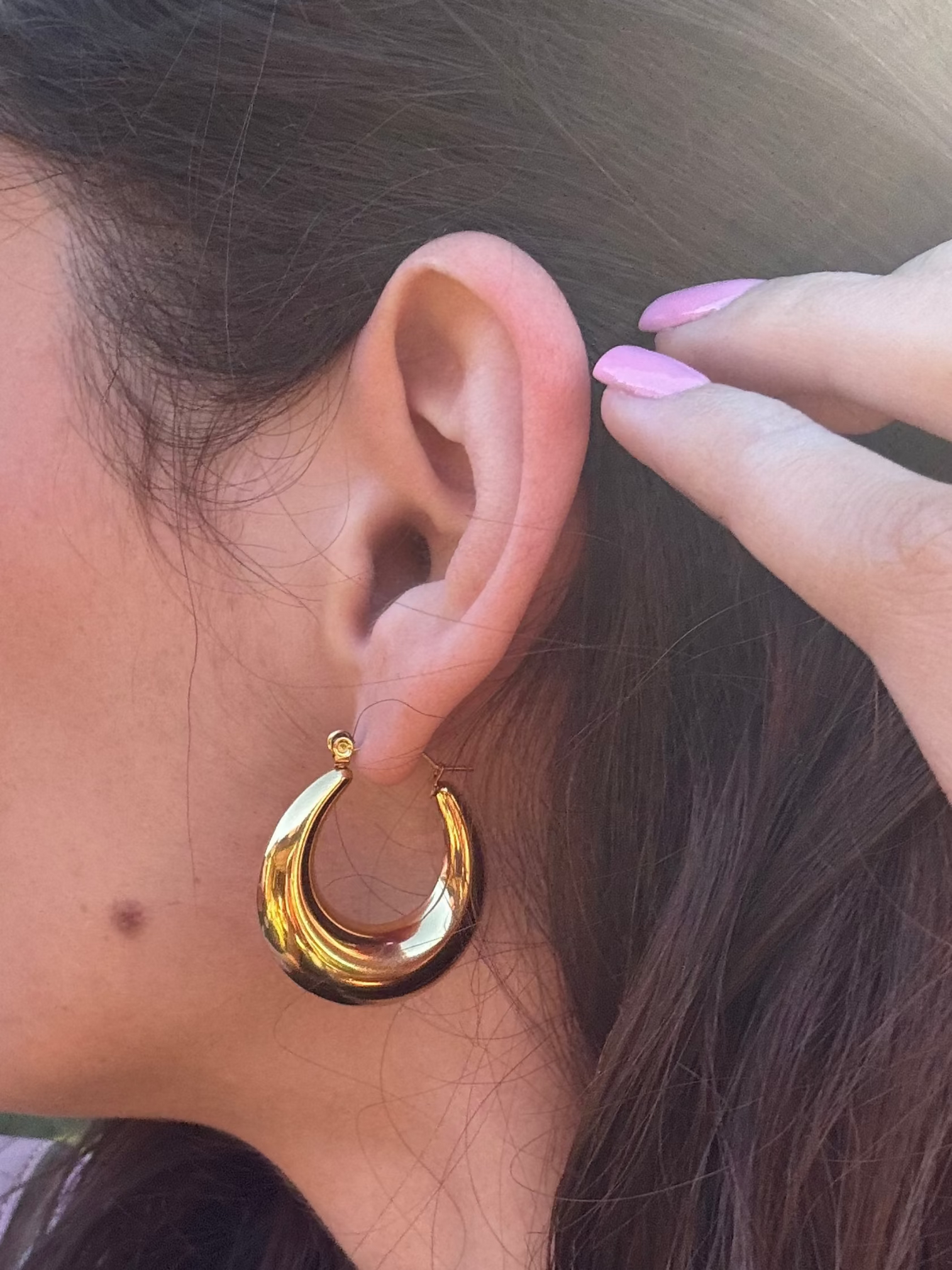 Demi Hoop Earrings