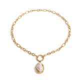Cleo Removable Pearl Necklace
