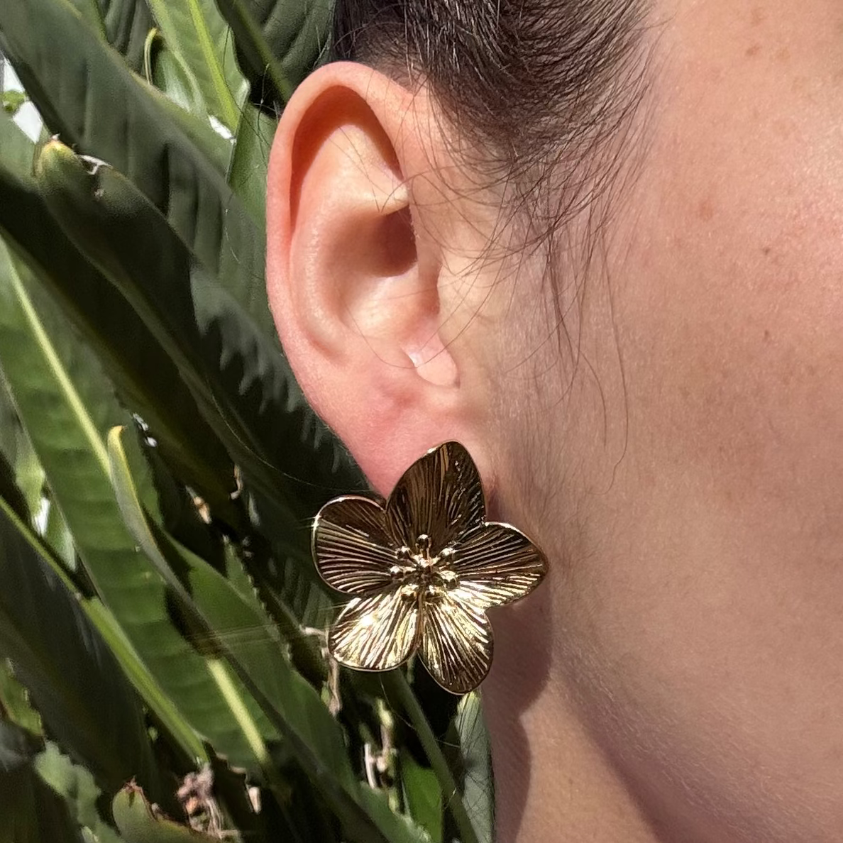 Bloom Flower Stud Earrings